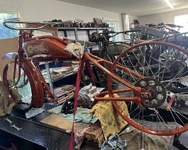 The restoration appears to be coming along well.